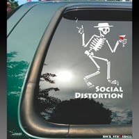 Image 1 of Social Distortion Vinyl Sticker Decal skull Car Mike Ness Punk Rock