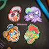 Sparkle Stickers - Pizza Friends!