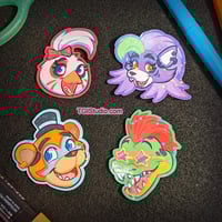 Sparkle Stickers - Pizza Friends!