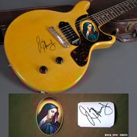 Image 1 of Johnny Thunders decal Our Lady of Sorrows Gibson Les Paul Junior TV + Autograph stickers FREE GIFT