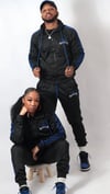 Blueberry ZipTracksuit - Black/Blue