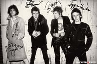 Image 3 of The Clash autographs stickers Joe Strummer, Paul Simonon, Mick Jones Topper Headon vinyl decal