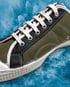 VEGANCRAFT canvas + leather trainer sneaker shoes made in Slovakia  Image 2
