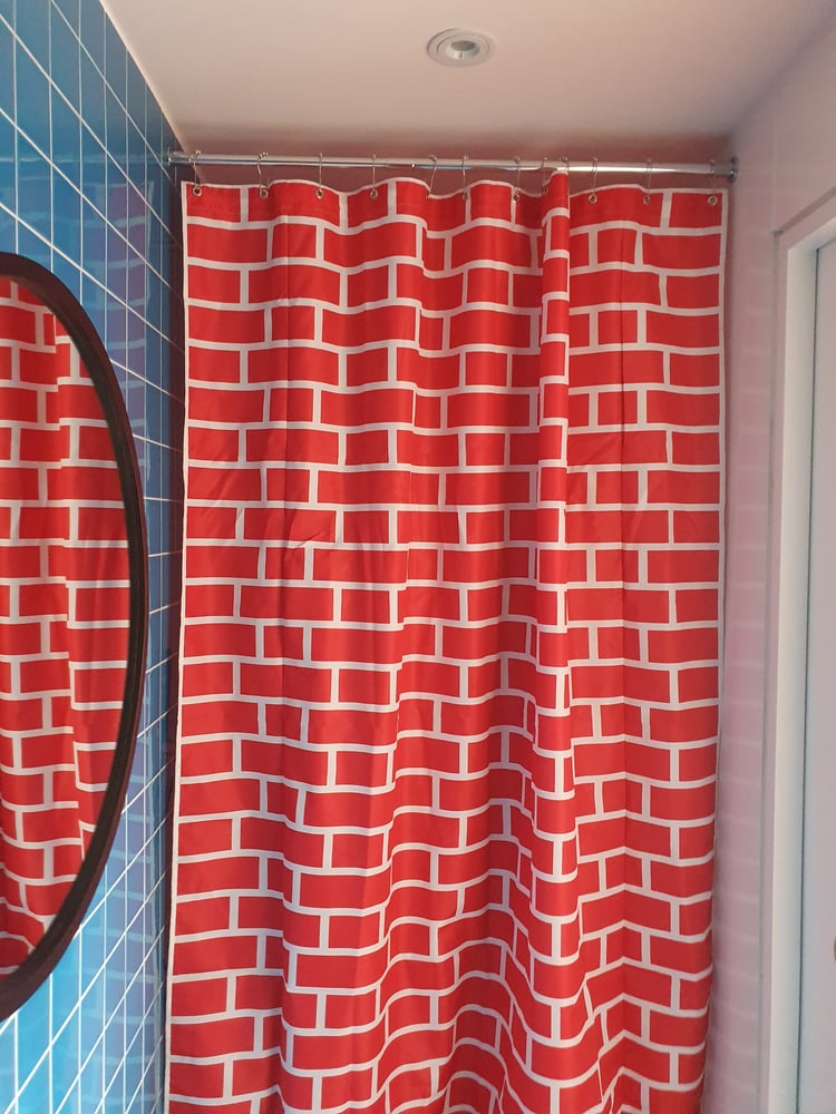Image of Brick Shower Curtain