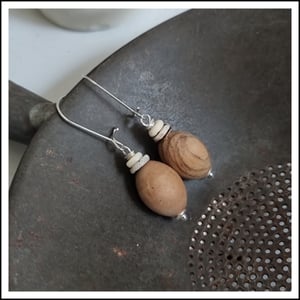 Image of Olive Wood earrings