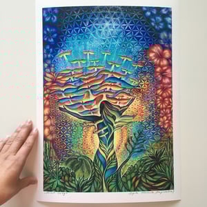 Image of “Heart Song” A3 giclee paper print