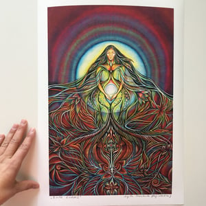 Image of "Earth Goddess" A3 giclee paper print