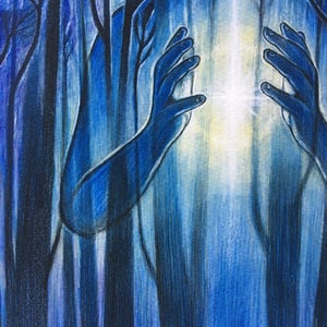 Image of HEART ALIVE giclee paper print