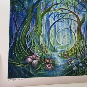 Image of MAGIC FOREST giclee paper print