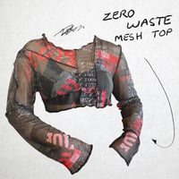 Image 1 of Zero Waste Mesh Long Sleeve Top