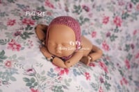 Image 1 of Rose floral newborn set