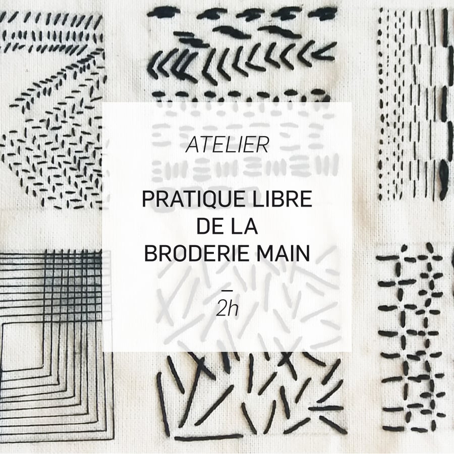 Image of Atelier pratique libre de la broderie contemporaine