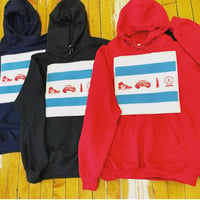 Image 1 of Scholar Chicago Flag Hoodie 