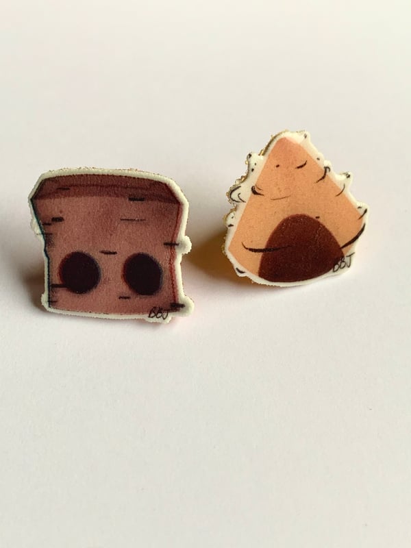 Image of Little nightmares 2/ Mono and Six Shrinky Dink Pins