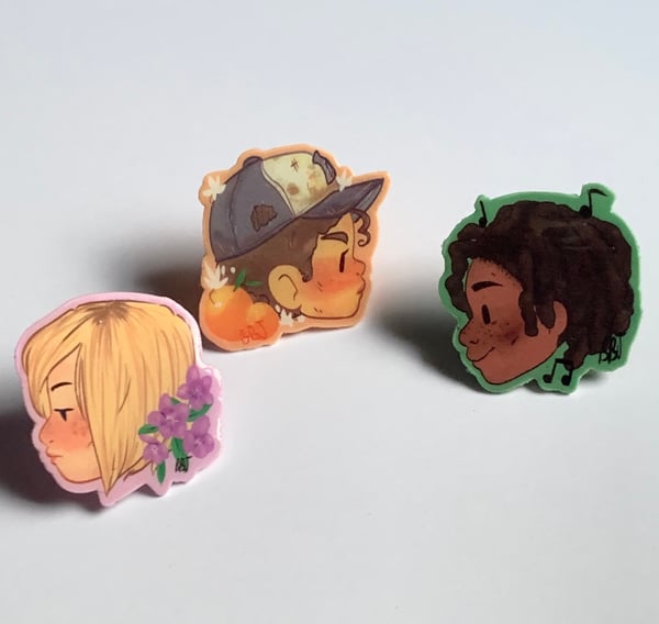 Image of The walking dead game Clementine-Violet-Louis Pins