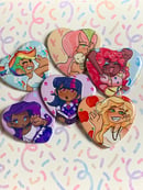 Image 1 of My little pony Mane six human Heart buttons