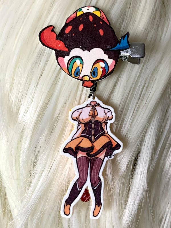 Image of Hanging Mami madoka magica hair clip