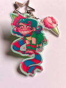 Image 3 of Homestuck Trickster Jane and Roxy Shrinky dink charms