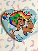 Image 5 of My little pony Mane six human Heart buttons