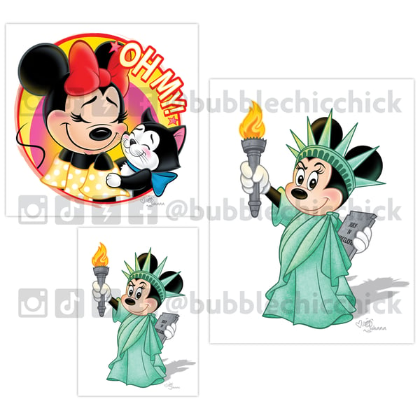 Image of Minnie Inspired Art Prints