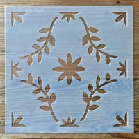 Image 3 of Roma Tile Stencil for Floors, Tiles and Walls - DIY Floor Project