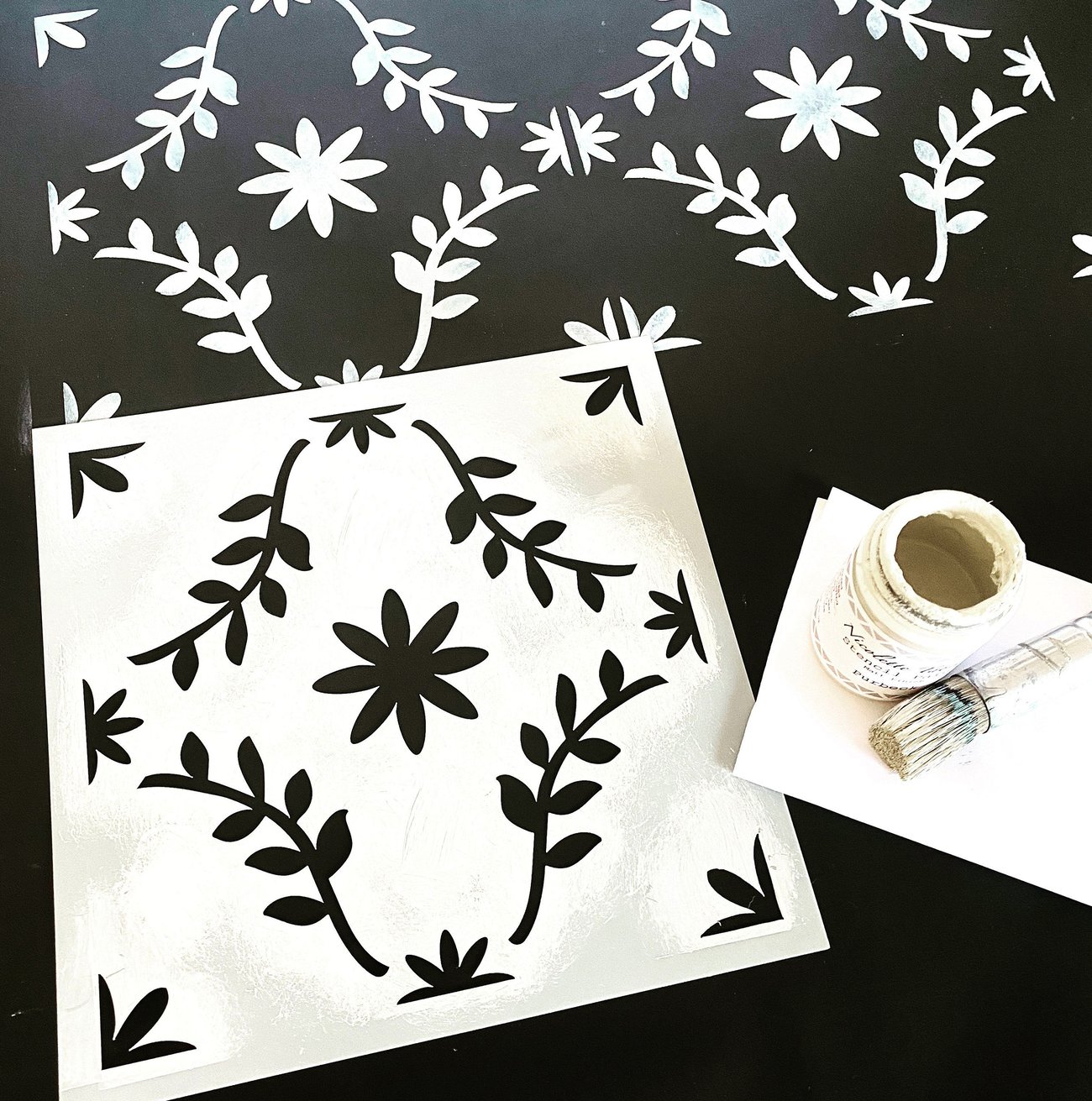 Roma Tile Stencil for Floors, Tiles and Walls - DIY Floor Project ...