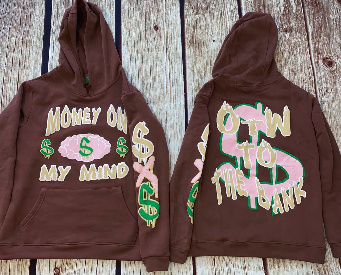 Image of $$$ HOODIE- BROWN
