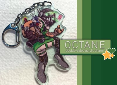 Image of Octane (3in Double-Sided charm) 
