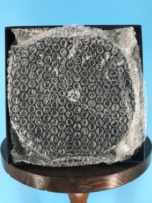 Image of Burlington Recording 1/4" x 7" Heavy Duty BLACK Trident Metal Reel in Black Box - 8 Spike Windows 