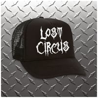 OFFICIAL - LOST CIRCUS - BLACK TRUCKER HAT