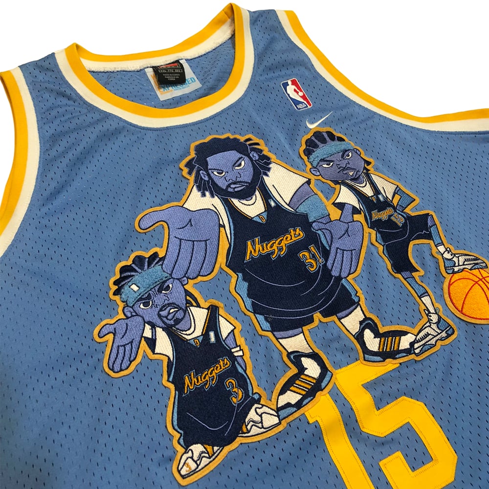 Denver Thuggets Custom 1/1 Carmelo Anthony Nike Jersey