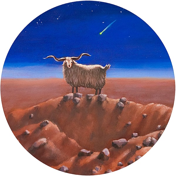 Image of Racka Sheep - From Original Oil Painting