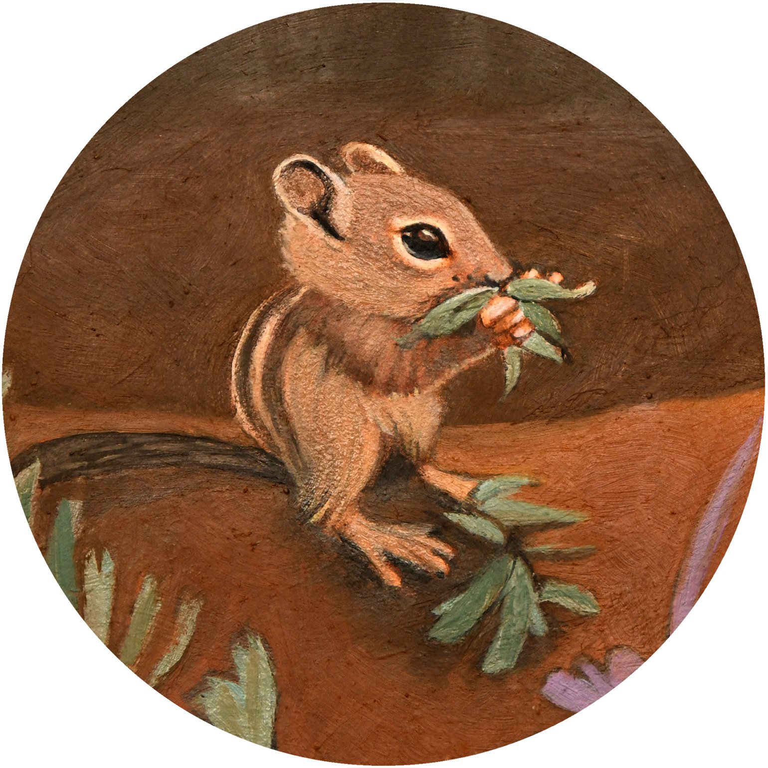 Image of Baby Squirrel - From Original Oil Painting