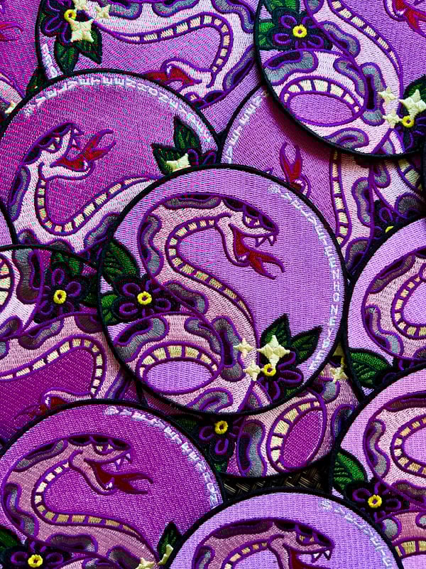 Image of VHB Snake Iron On Patch