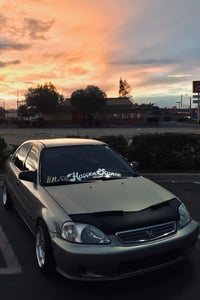 Image 3 of Large Curved Logo Decal
