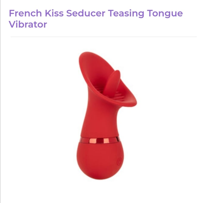 Image of French Kiss Seducer Teasing Tongue Vibrator