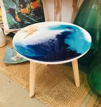 Image 3 of Individually Hand Painted Resin side Table / Coffee Table 