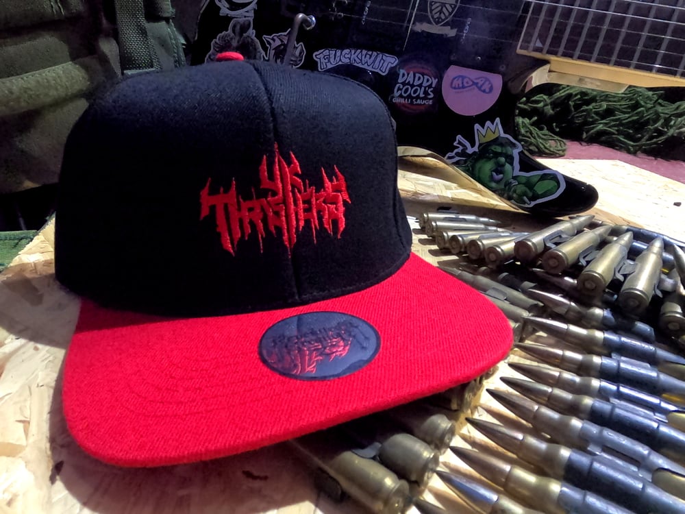 UK THRASHERS SNAPBACK [RED/BLK] 