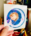 Moonchild - 3" round paper sticker
