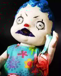 Image 4 of Baby Lila Talking Clown Horror Creepy Art Doll 