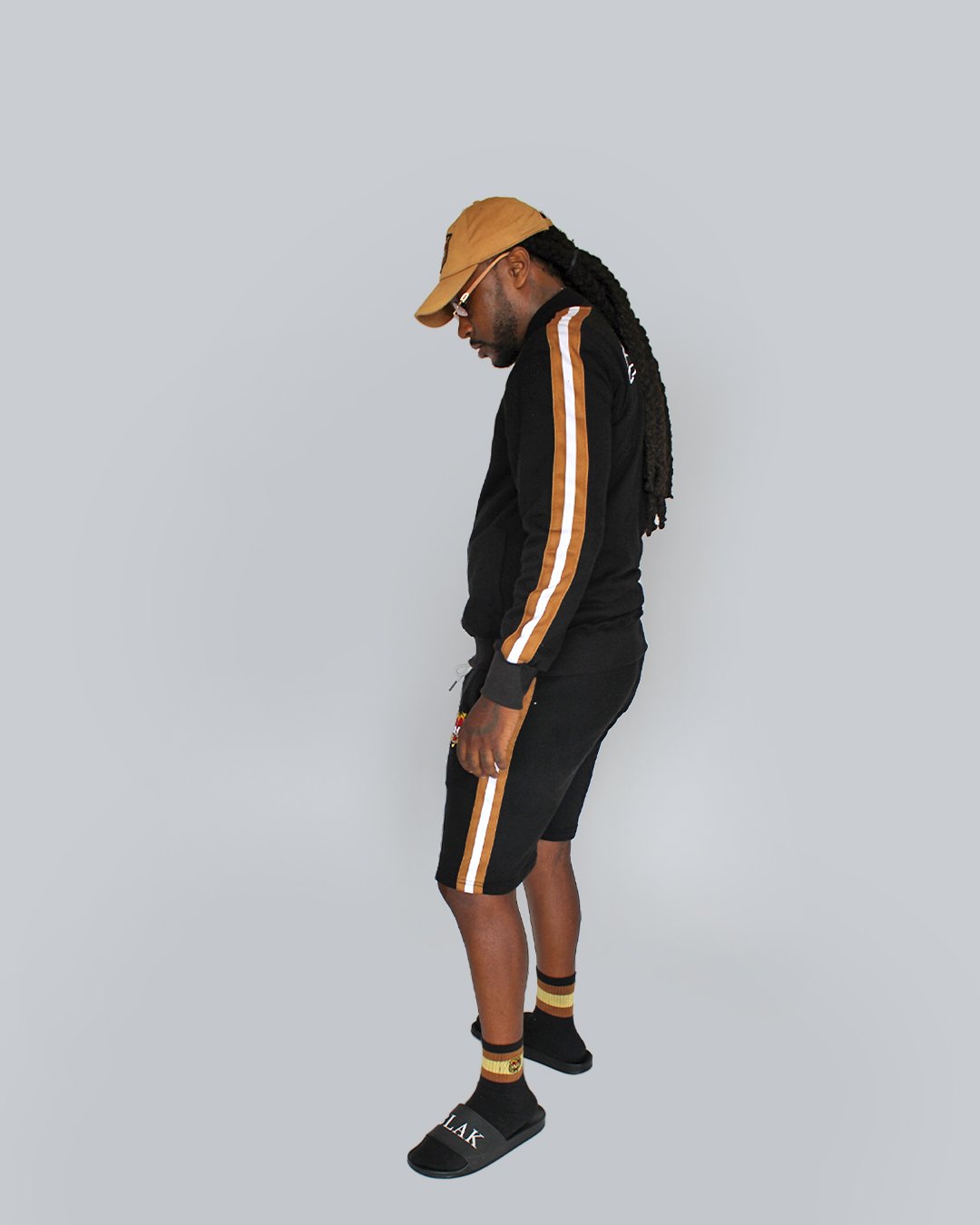 Image of The BLAK & Brown Short Set