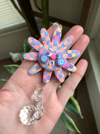 SUNSET MIX CHECKERED CRYBABY SUNCATCHER