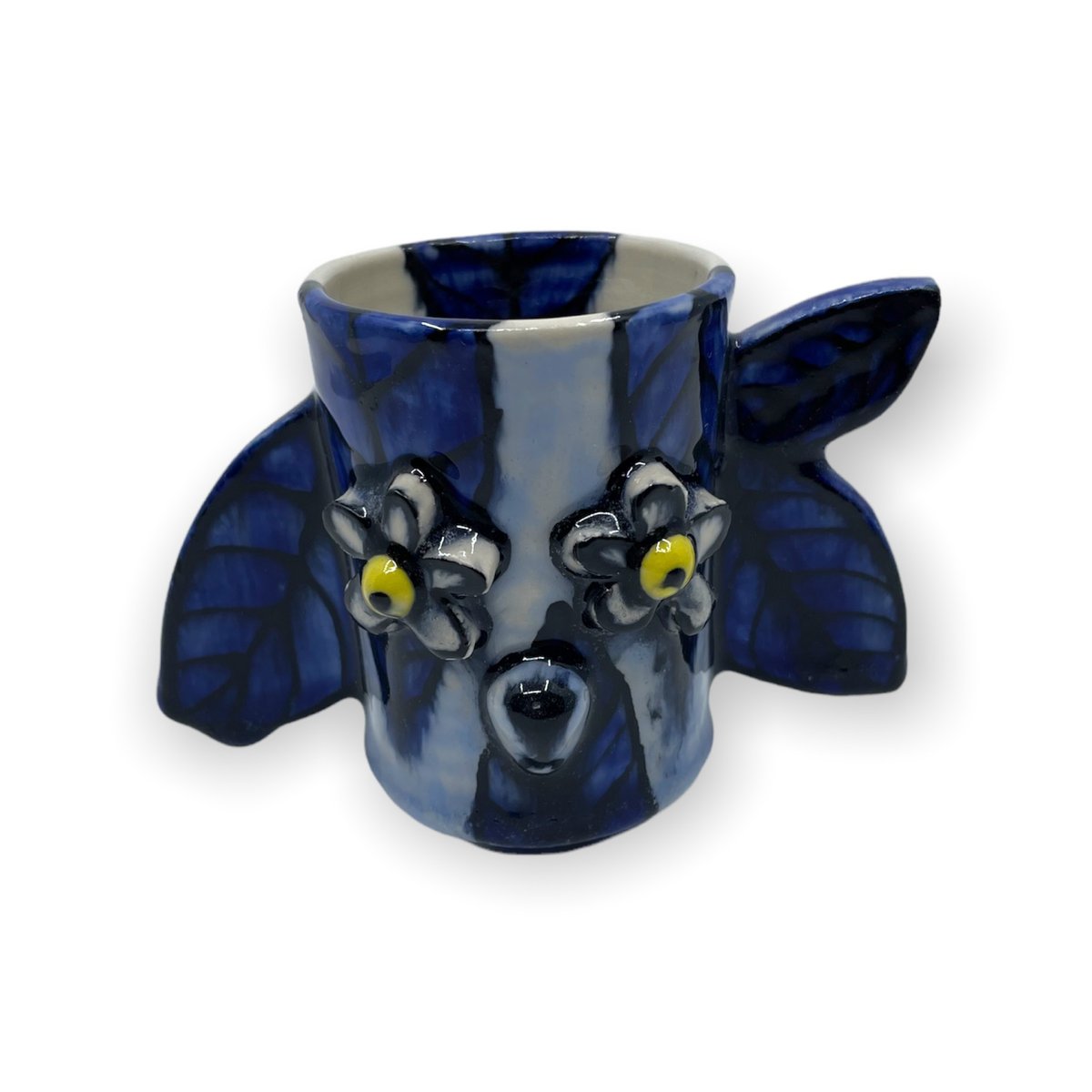 Blue Poodle Shot Glass by Ashley Bevington