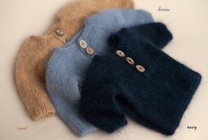 Image of Footed Romper and Bonnet Set - 3 colors