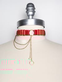 Image 3 of Choker decorated with small chains