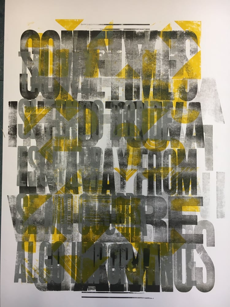 Image of One-off typo poster #1-070