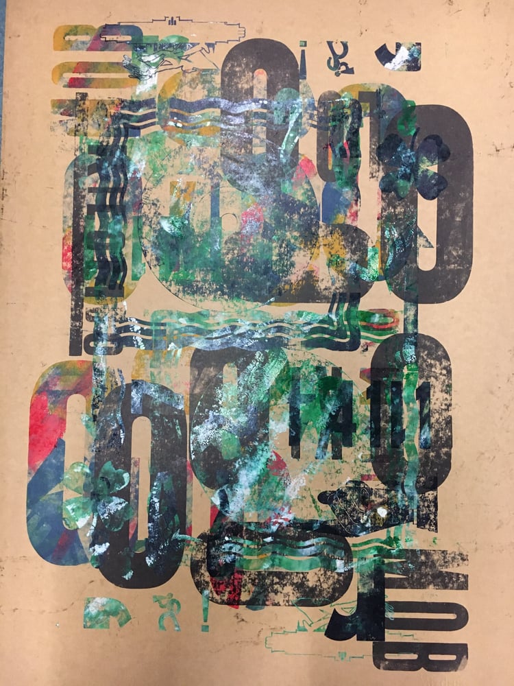 Image of One-off typo poster #1-072