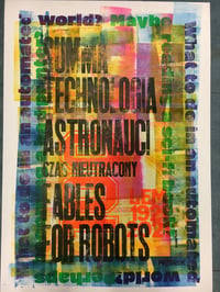 Image 1 of One-off typo poster #1-073