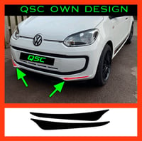 X2 Vw Up! Front Bumper Trim Stickers 