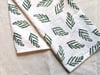 Green Plant Tea Towel